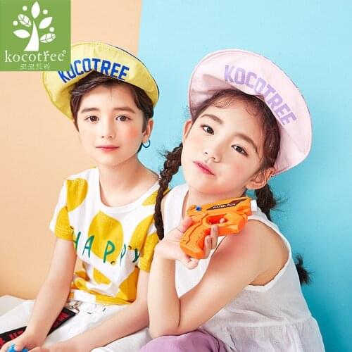 Childrens basin cap summer sunscreen boys and girls sunscreen breathable baby sun hat childrens hat