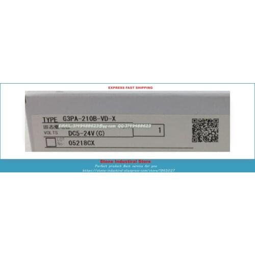 G3PA-210B-VD-X G3PA-220B-VD-X G3PA-240B-VD G32A-A20-VD G32A-A40-VD New And Original SSR Solid State Relay