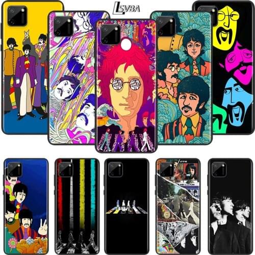 Classic Rock Band For OPPO Realme C1 C2 C3 C11 C12 C15 C17 C21 X2 X3 X7 XT X50 V3 V5 V15 Pro Matte Black Phone Case
