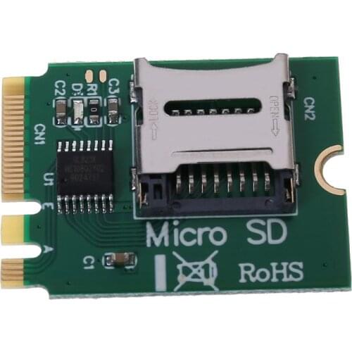 M2 NGFF Key A.E WIFI Slot to Micro SD SDHC SDXC TF Card Reader T-Flash Card M.2 A+E Card Adapter Kit high quality