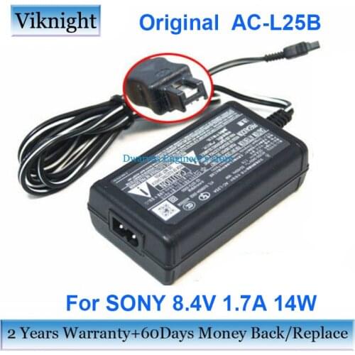 Original AC-L25B 8.4V1.7A14W Power Supply Charger For SONY DSC-HX1 DCR-IP DCR-PC DCR-PJ HDR-SR8 HDR-SR10 HDR-SR11 AC Adapter