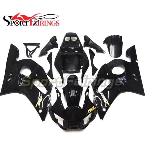 Injection Fairings For Yamaha YZF600 R6 98 99 00 01 02 Plastics ABS Motorcycle Fairing Kit Bodywork Carenes Gloss Black Carenes