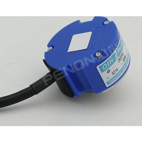 Popular Tamagawa 48mm 5V DC Servo Motor Encoder OIH48-2500P8-L6-5V TS5214N8566 2500 Line Taper Hollow Shaft Incremental Encoder