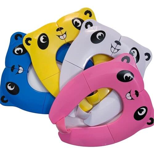 Portable Childrens Pot Baby Potty Training Seat Folding Baby Toilet Seat For Kids Multifunction Child Travel Potty Baby Toilet