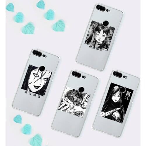 Anime cartoon horror design Phone Case Transparent for Huawei P 40 20 30 10 mate pro lite plus