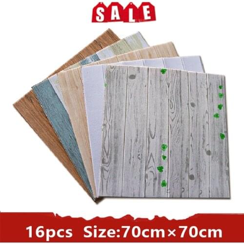 8PCS Self-Adhesive Panels Bathroom 3D Self-Adhesive Wallpaper Waterproof 3D Stickers Wall Kitchen Home Decoration