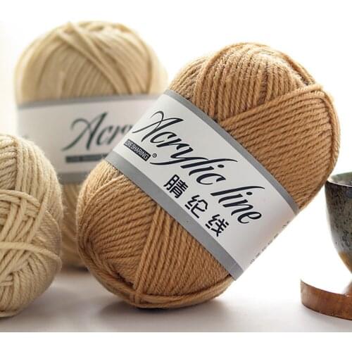 1pc Wool Yarn Roving Scarf Knit Wool Yarn Warm Hat Household DIY Handmade Knitting Sweater Blanket Crochet Yarn Sewing Tools