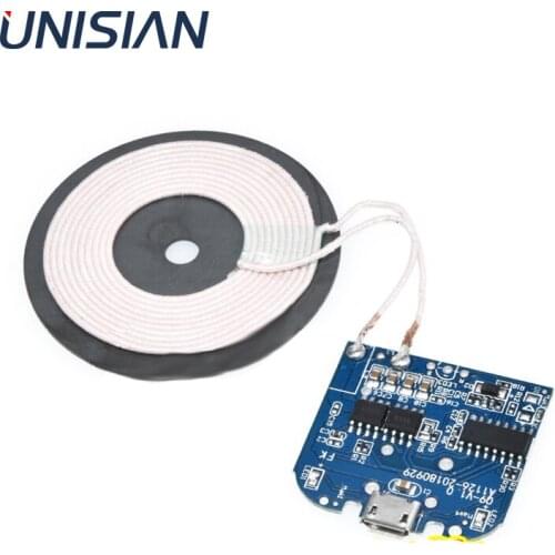UNISIAN Wireless Charging Module DC5V 2A Output Power 5W 1A Hight Power Wireless Charger For SmartPhone Charging equipment