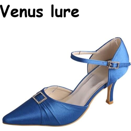 Wedopus Footwear Shoes Royal Blue High Quality Party Shoes Pointed Toe
