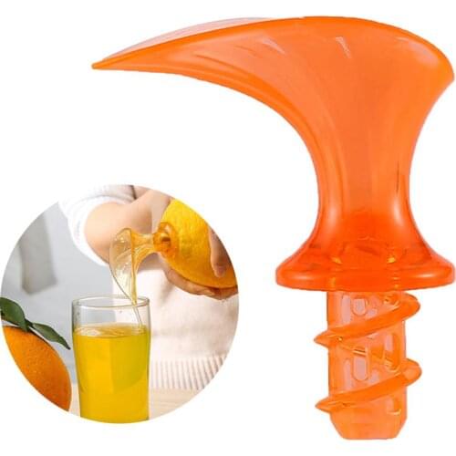 1Pcs Portable Plastic Hand Press Squeezer Multifunction Kitchen Tool Orange Lemon Juicer Manual Drainer Gadget Kitchen Tool