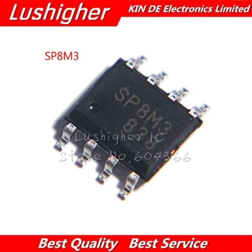 10pcs SP8M3 SOP8 8M3 SMD MOS Transistor