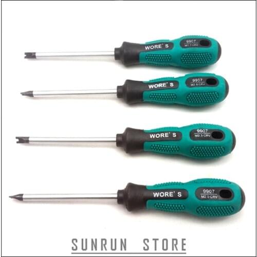 4 PCS U Screwdriver U-shaped Groove Fork The Bulls Socket H Fork Type Screw Batch of Screwdriver