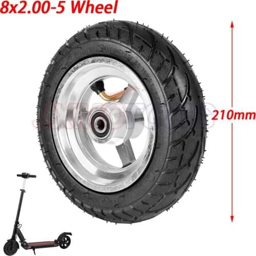 8x2.00-5 Tubeless Tire Wheel Tyre 8X2.00-5 wheel hub For Kugoo S1 S2 S3 C3 MINI Electric BIKE