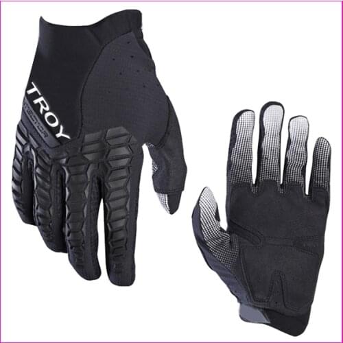 Troy Fox Scooter MTB Bike Mountain Bicycle Glove MX Pawtector Motorcycle Black Gloves