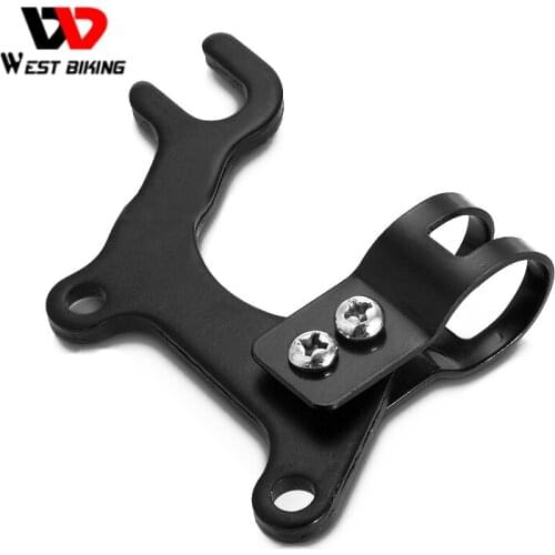 WEST BIKING Bicycle Bike Cycling Bike Disc Brake Holder 20MM/32MM Adjustable Bracket Frame Adaptor Mounting Holer For Bike