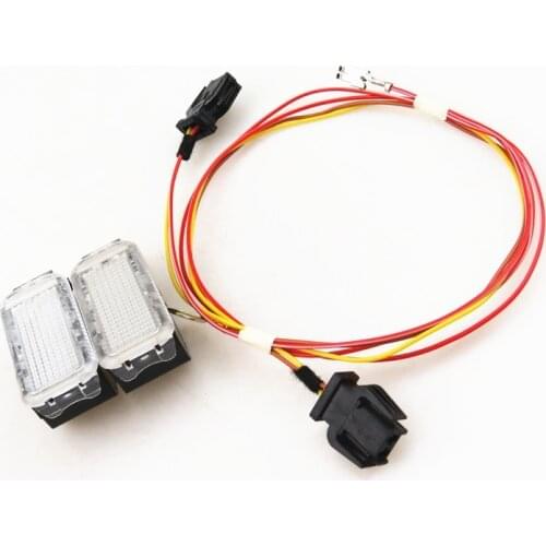 For A3 A4 B8 A5 A6 A7 A8 Q3 Q5 TT Seat Leon Toledo Ibiza White Door Panel Warning Lights Car Anti-collision Signal Light Cable