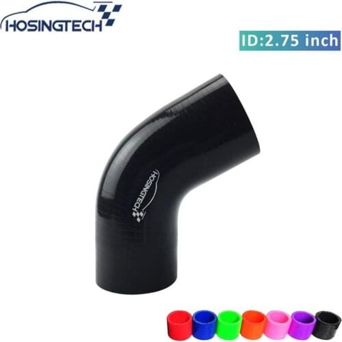 HOSINGTECH-high quality factory price 2.75" 70mm 60degree silicone elbow hose