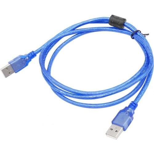 1/1.5/2/3-M Anti-interference USB 2.0 Extension Cable USB 2.0 Male to USB2.0 Female Extension Data Sync Cord Cable Blue Standard