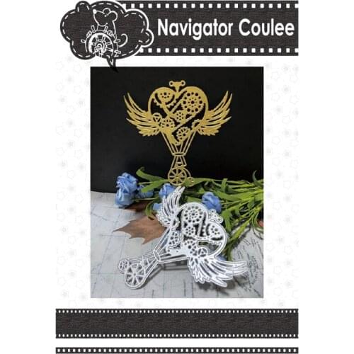 Steampunk metal cutting mold gear hot air balloon died of novice scrapbook cutting decorative stamps and DIY craft 2021 new