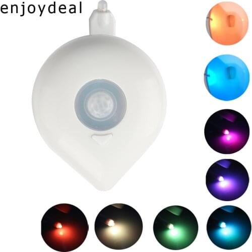 Toilet Night Light PIR Body Motion Sensor LED Toilet Seat Lamp Motion Activated Toilet Bowl Smart Light night lamp 8 colours