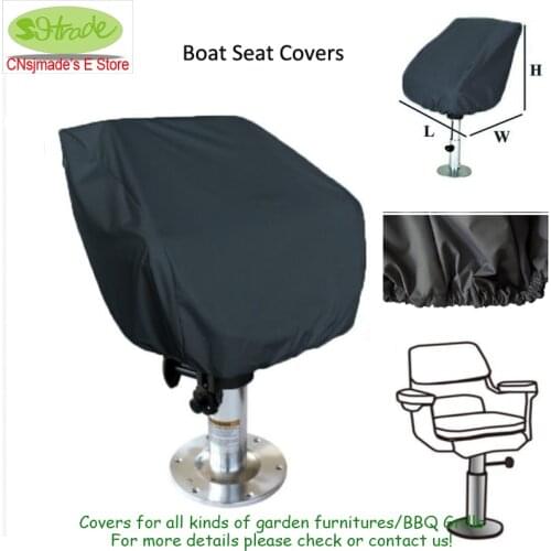 New Arrival.Boat Seat Cover,Black color waterproofed Seat Cover,Elastic closure Cover,Outdoor furniture covers