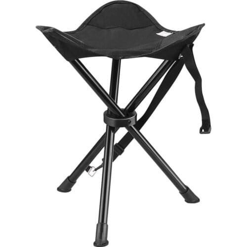 Portable Tripod Stool Folding Chair With Carrying Case For Outdoor Camping Walking Hunting Hiking Fishing Travel