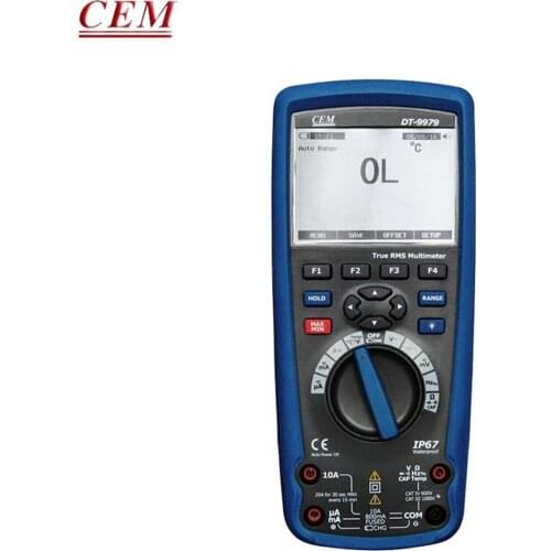 CEM DT-9979 Professional True RMS Industrial Digital Multimeter with Bluetooth and Trend Capture 50000 Bit High Resolution