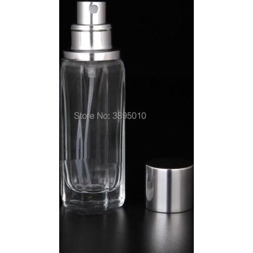 20CC Glass Perfume Atomizer 20ML Perfume Bottle Cosmetics Spray Bottles Empty Clear Parfum Packaging Bottle F519