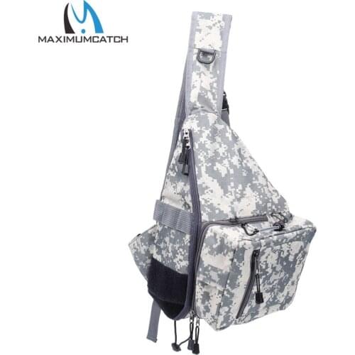 Maximumcatch Fly Fishing Chest Bag Camo Shoulder Bag Chest Pack with Tippet Holder & Nipper