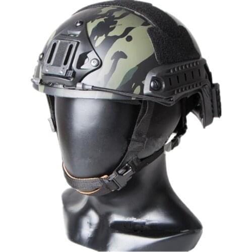 Tactical Ballistic Helmet sports helmet for airsoft Paintball ABS cycling helmet multicam Black size M L