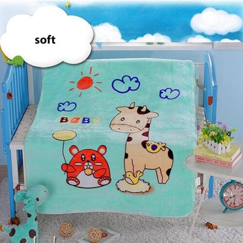 48 1PC Thicken Cartoon Printing Air Conditioning Blanket for Baby Sleeping