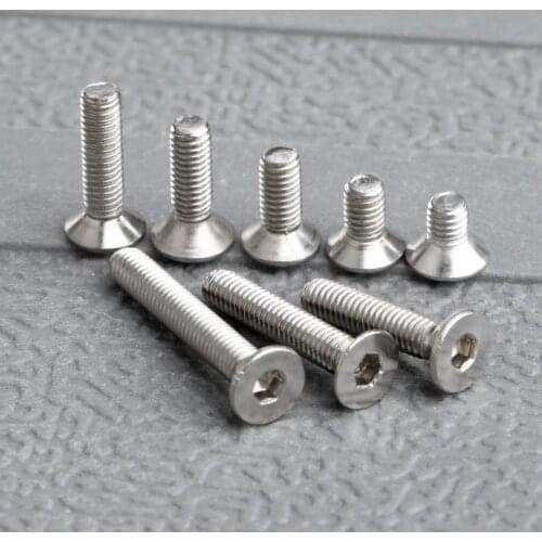 100Pcs M3 Stainless Steel Screws Pan Hex Socket Head Cap Screw Furniture Fastener Bolt M3x5mm/6mm/8mm/10mm/12mm/14mm/16mm/20mm