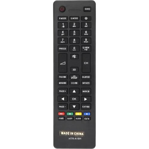 IR 433MHz Replacement TV Remote Control HTR-A18H for Haier LE22M600F/LE24M600F/LE24M660F/LE28H600/LE28M600/LE32M600/LE39M600F