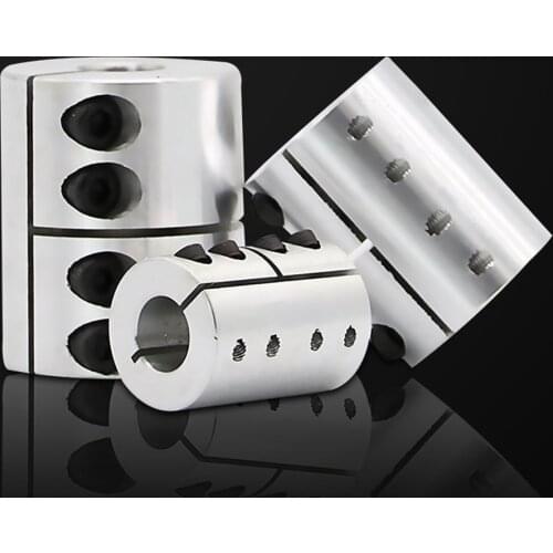 Aluminum alloy rigid coupling integrated clamping engraving machine high torque stepper motor screw motor coupling for 3Dprinter