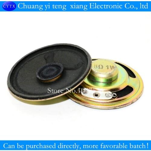 1W 8R 1watt 8 ohm speaker Speaker diameter 50MM 100% good 10PCS/LOT
