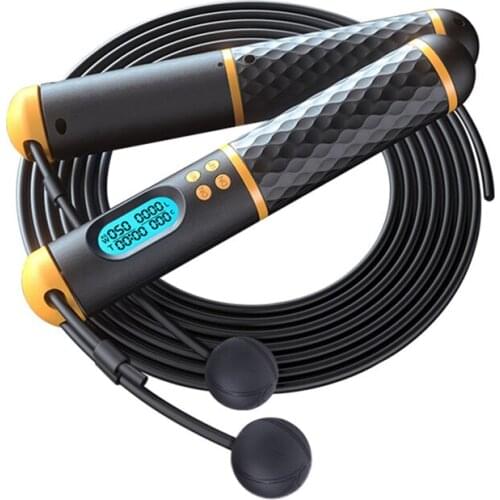 2 in 1 Smart Counting Skipping Rope Cordless Bearing Jump Rope Adjustable Weight Gym Jumping Training Portable Fitness Equipment
