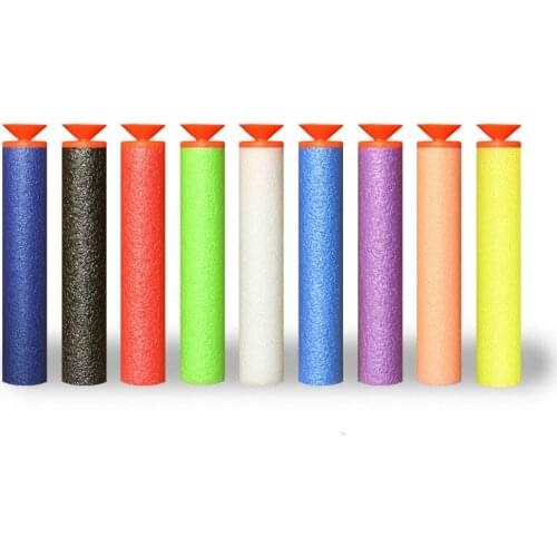 200 Pcs Dart Refills Sucked Head Type Foam Bullets for Nerf Toy Gun Attach To Glasses Wall Bullets For Nerf Blaster