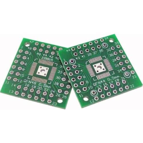 20pcs QFN48 to DIP48 / QFN44, QFP48, QFP44, PQFP, LQFP conversion board / adapter board