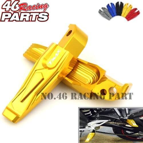 CNC Motorcycle Rear Foot Pegs Rests Passenger Footrests For Yamaha TMAX 530/500 T-MAX 530/500 XP530 TMAX530 TMAX500