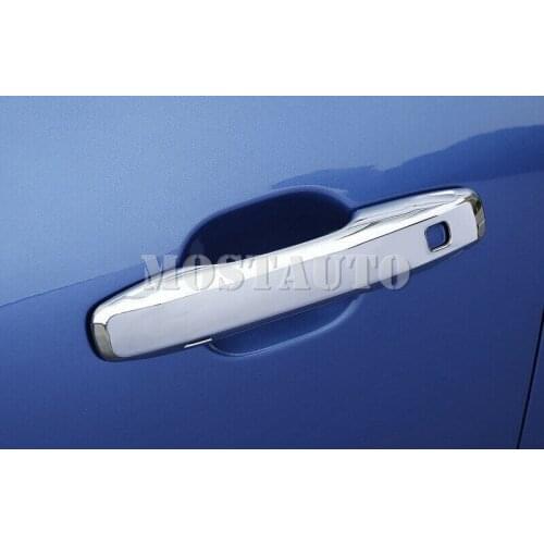 For Volvo S90 V90 2017-2019 ABS Chromed Car Smart Door Handle Cover Trim 4pcs Car Accessories Interior Car Decor Car Trim