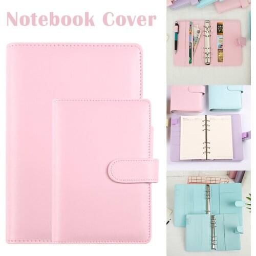 Classic Loose Leaf Ring Binder Notebook Planner Diary Notebook Cover PU Leather Cover GK99