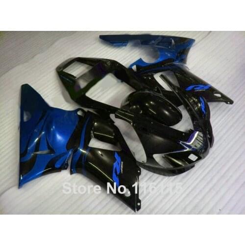 MOTOMARTS Full injection Lowest price ABS fairings set for YAMAHA R1 1998 1999 model blue black kits YZF R1 98 99 fairing kit 50