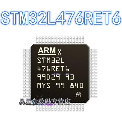 1PCS 100% brand new original authentic STM32L476RET6 QFP-64 32L476RET6 QFP64 32-bit microcontroller chip 80MHz/512KB