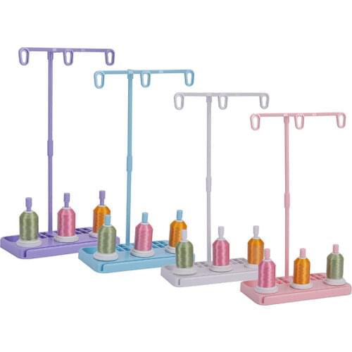 Three Spool Embroidery Thread Holder Stand Rack Sewing Quilting for Home Sewing Machine DIY Sewing Tools Accessories Four Color