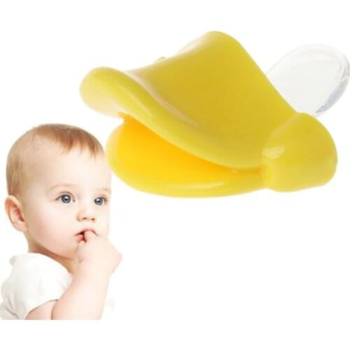 Baby Pacifier Funny Dummy Duck Mouth Halloween Gifts Orthodontic Soother Teether Nursing Nipple Newborn Kids Food Grade Silicone