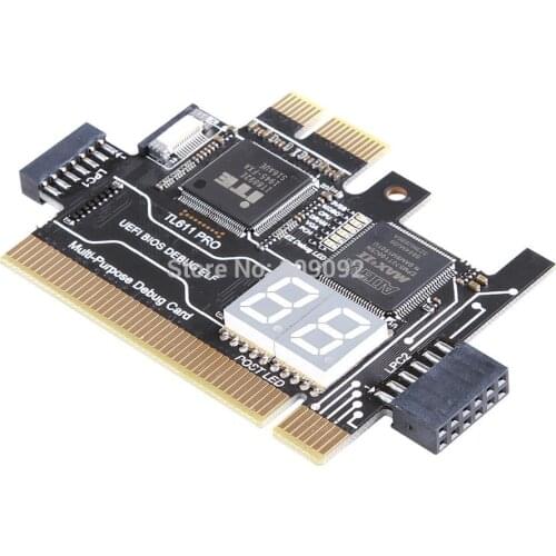 Universal Laptop and PC PCI PCI-E mini PCI-E LPC motherboard Diagnostic Test Analyzer Tester Debug Cards for Laptop Desktop