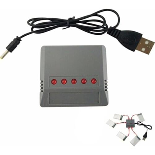 5 in 1 Multi Port Lipo Battery Charger Balance Charger for Syma X5HW X5HC RC Quadcopter Battery USB Charger Adapter Accessory