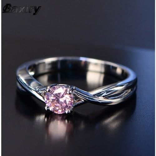 2019 New Fine Trendy Engagement Ruby Ring Silver 925 Jewelry Amethyst Gemstone Ring Silver Emerald Blue Sapphire Ring For Women