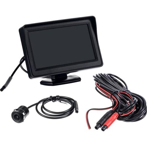 4.3-Inch Screen Vehicle-Mounted Console Display Reversing Video All-in-One HD Camera Car General