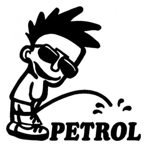 Petrol Boy Side Sticker Car Decal Waterproof Sticker Art Bumper Car Window Decor Pattern New T100